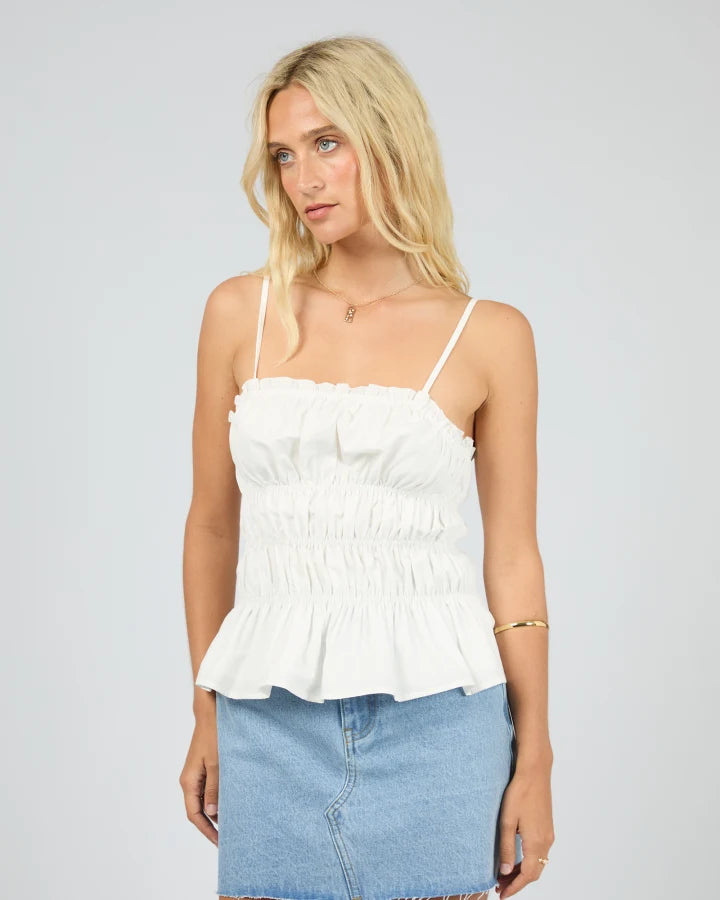 All About Eve - Cora Top - White