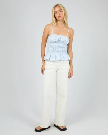 All About Eve - Cora Top - Sky Blue