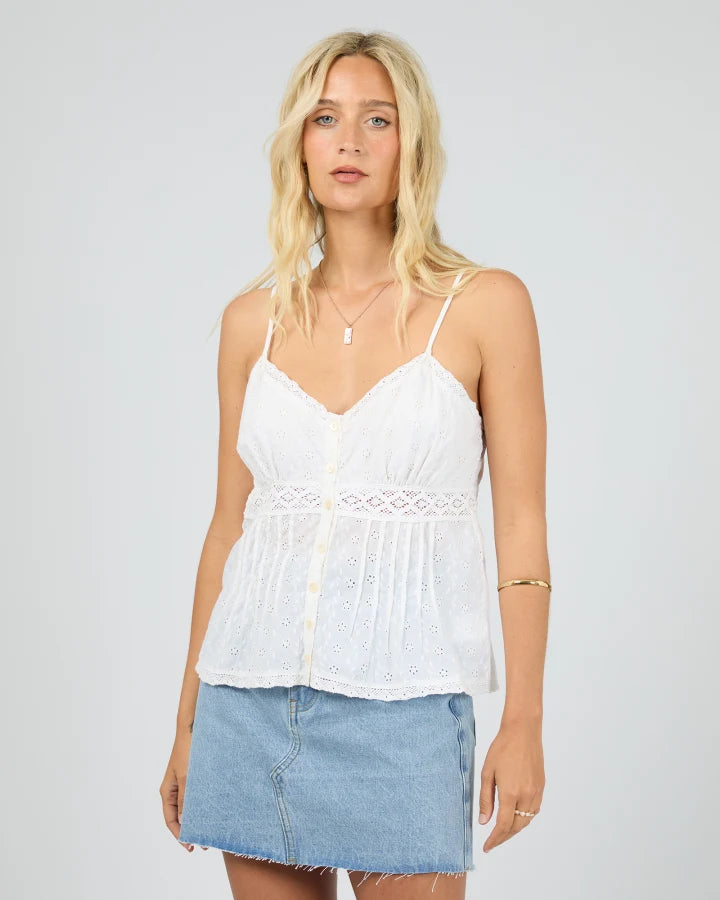All About Eve - Winslet Top - White