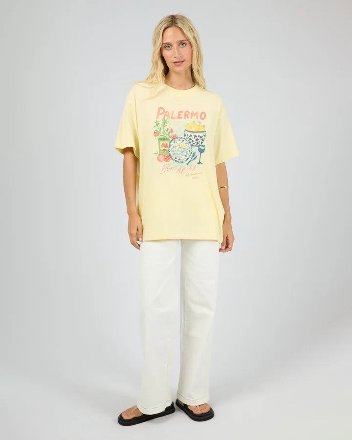 All About Eve - Palermo Relaxed Tee - Yellow