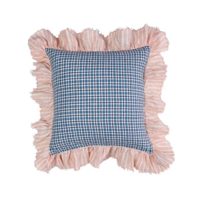 Society of Wanderers - Cefalù Full Ruffle Cushion with Insert
