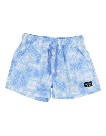 Animal Crackers - Sandy Days Short - Blue