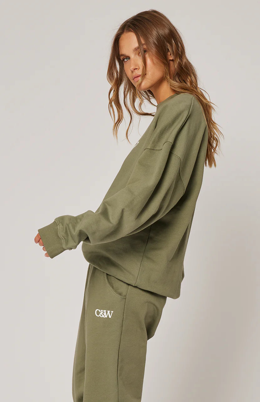 Cartel & Willow - NINA SWEATER - KHAKI