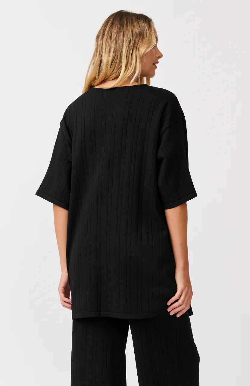 Cartel & Willow - Trisha Top - Black Knit