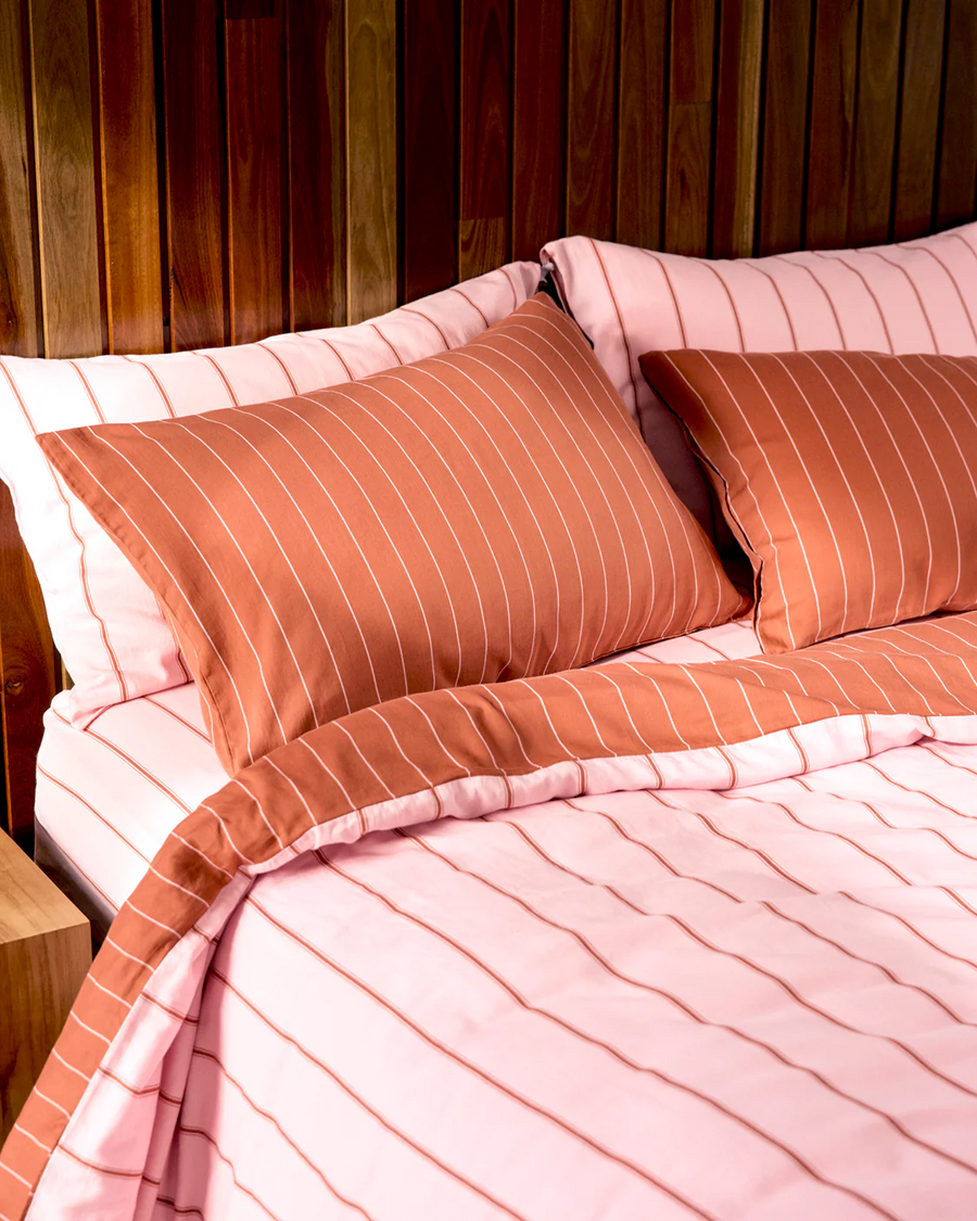 Hommey - Fitted Sheet - Rose - Queen
