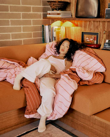 Hommey - Quilt Cover - Rose / Sienna - Single