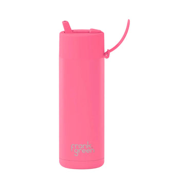 Frank Green - Ceramic Reusable Bottle w/ Flip Straw Lid - Bubblegum Blast - 20oz