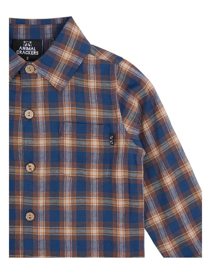 Animal Crackers - Crosscheck Long Sleeve Shirt
