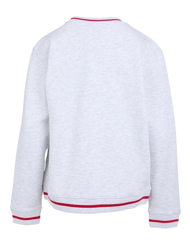 Eve Girl - Mon Amour Crew - Grey Marle - Kids Size 8-14