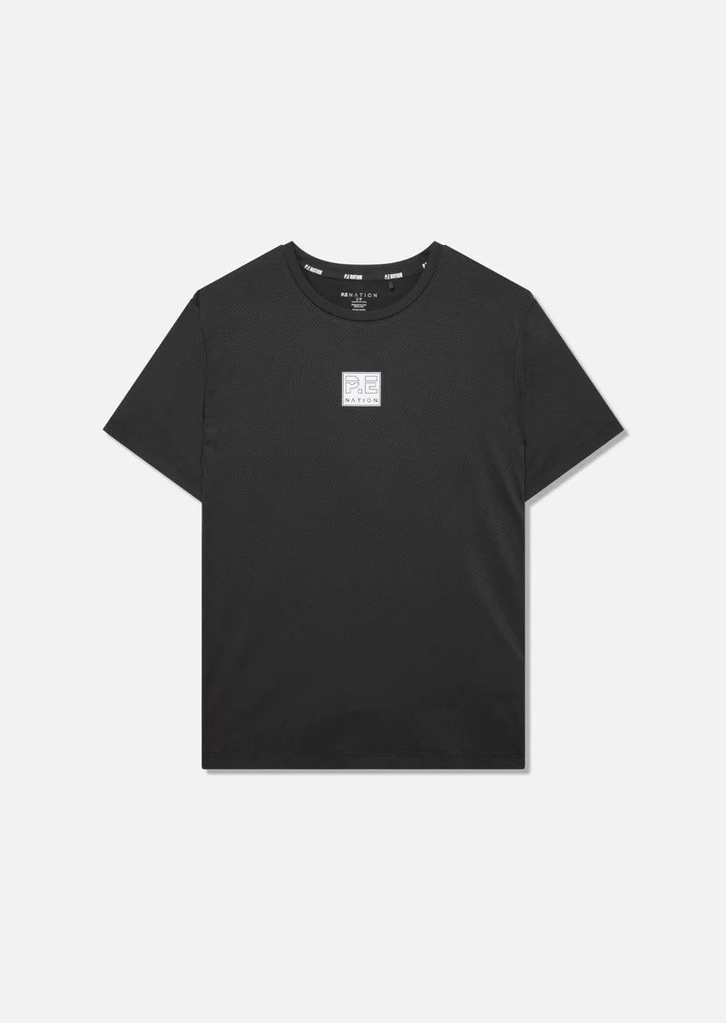 P.E Nation - CROSSOVER AIR FORM TEE - BLACK