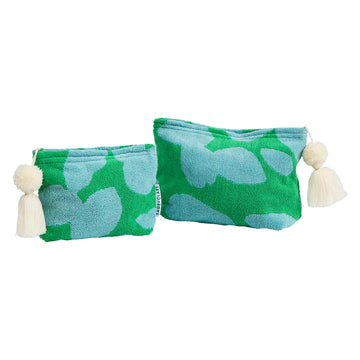 Sage & Clare - Hermosa Terry Pouch - Hydrangea