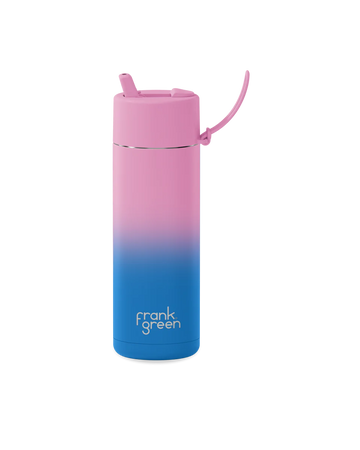 Frank Green - Stainless Steel Ceramic Reusable Bottle - Wild Orchid w/ Flip Sraw Lid - 20oz