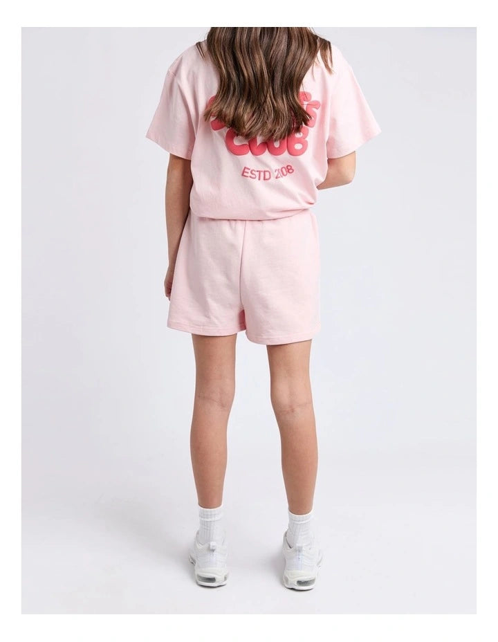 Eve Girl - Sports Club Fleece Short - Pink - Kids Size 3-7