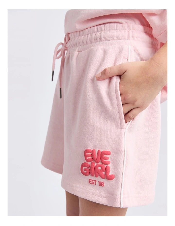 Eve Girl - Sports Club Fleece Short - Pink - Kids Size 3-7