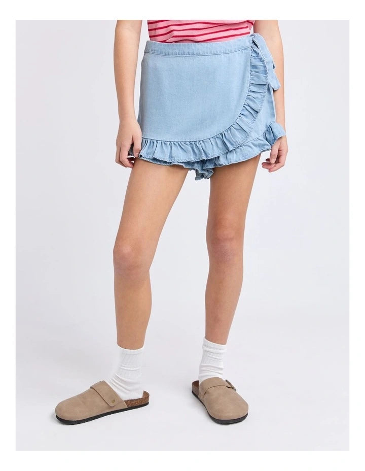 Eve Girl - Hazel Skort - Blue - Kids Size 8-14