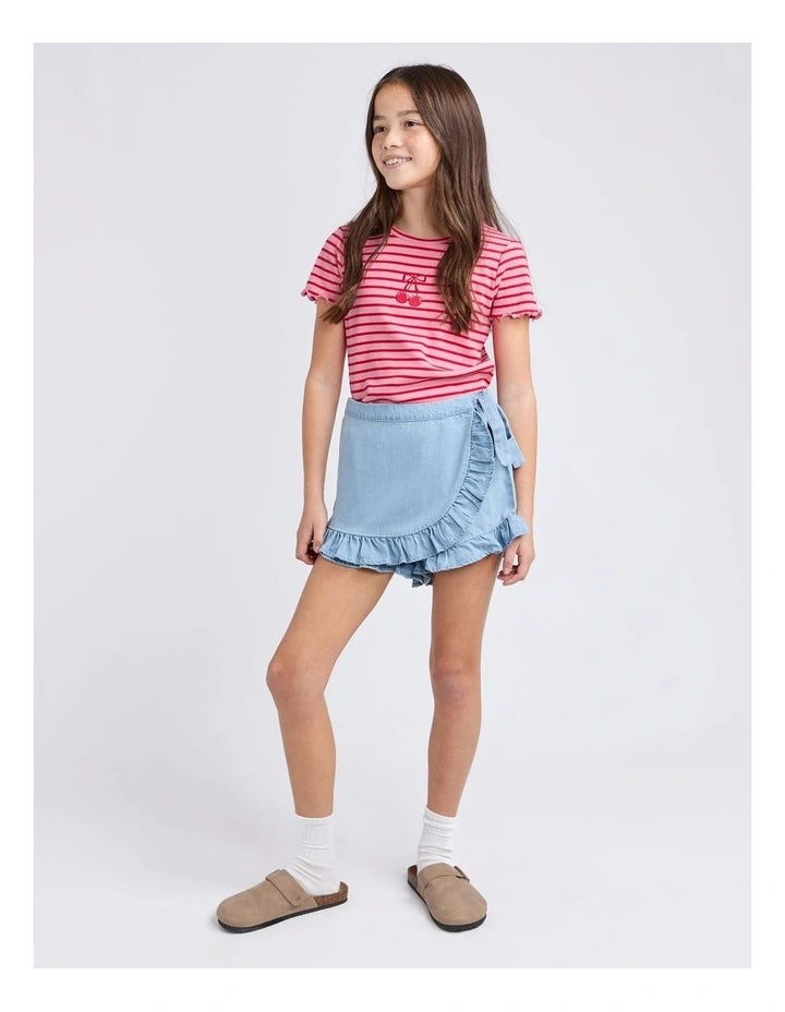 Eve Girl - Hazel Skort - Blue - Kids Size 8-14