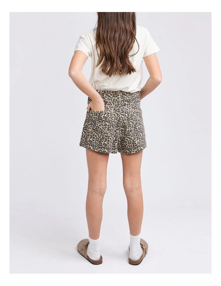Eve Girl - Holly Leopard Skort - Kids Size 8-14