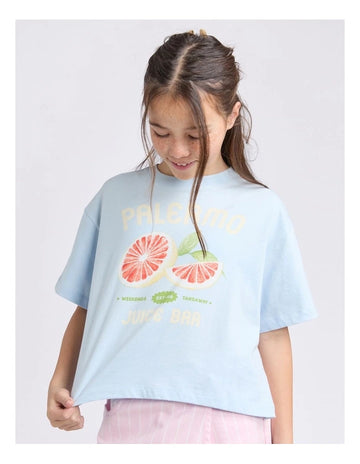 Eve Girl - Palermo Tee - Light Blue - Kids Size 3-7