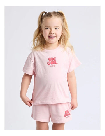 Eve Girl - Sports Club Tee - Pink - Kids Size 3-7