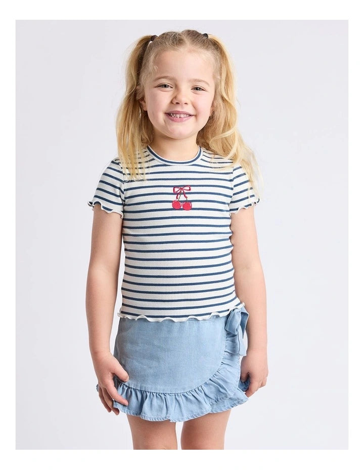 Eve Girl - Betty Rib Tee - Kids Size 3-7