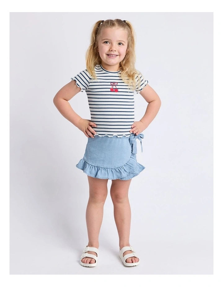 Eve Girl - Betty Rib Tee - Kids Size 3-7