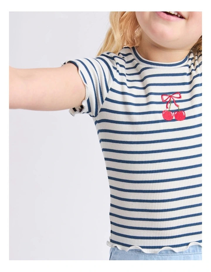 Eve Girl - Betty Rib Tee - Kids Size 3-7