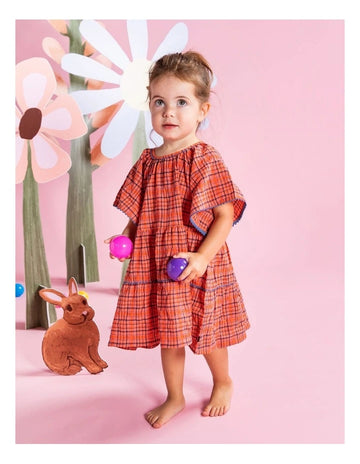 Animal Crackers - Sunset Dress - Check