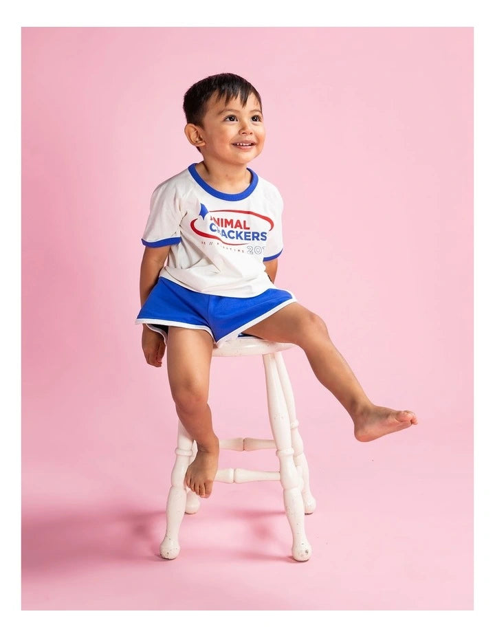 Animal Crackers - Athletics Tee - Vintage White