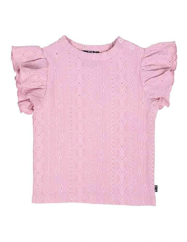 Animal Crackers - Textured Top - Pink