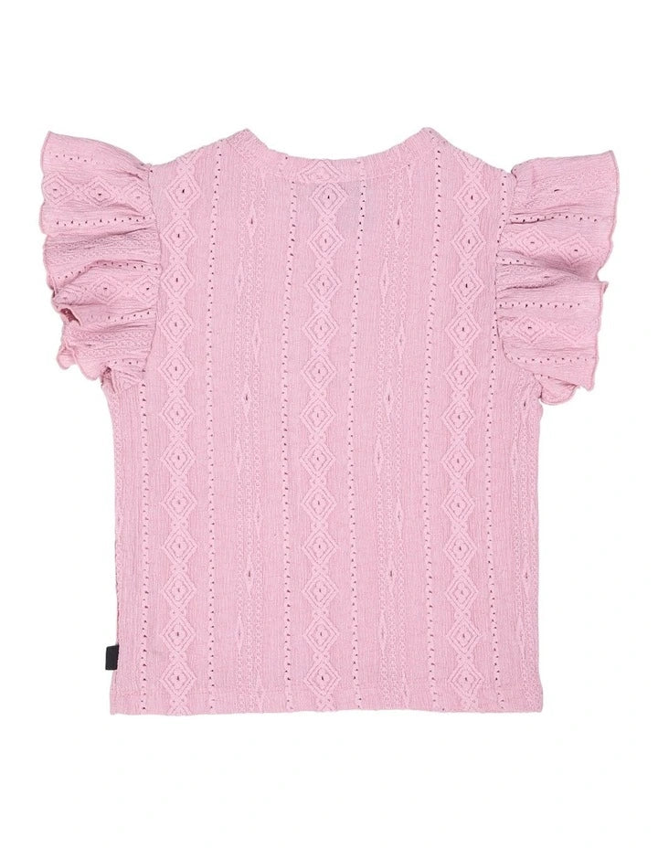 Animal Crackers - Textured Top - Pink