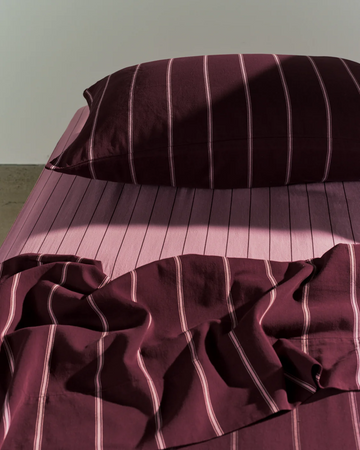 Hommey - Flat Sheet - Mulberry - Queen