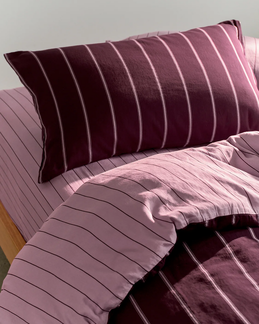 Hommey - Pillowcase Pair - Mulberry
