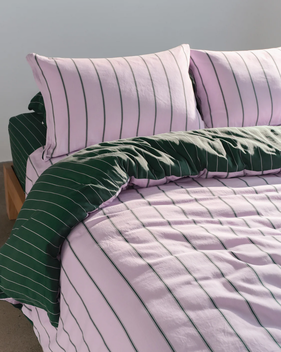 Hommey - Quilt Cover - Violet/Clover - Queen