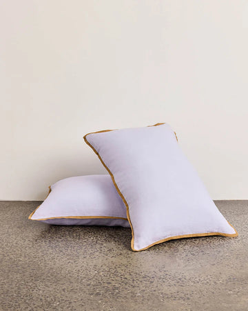 Hommey - Linen Pillowcase Pair - Wisteria - Standard