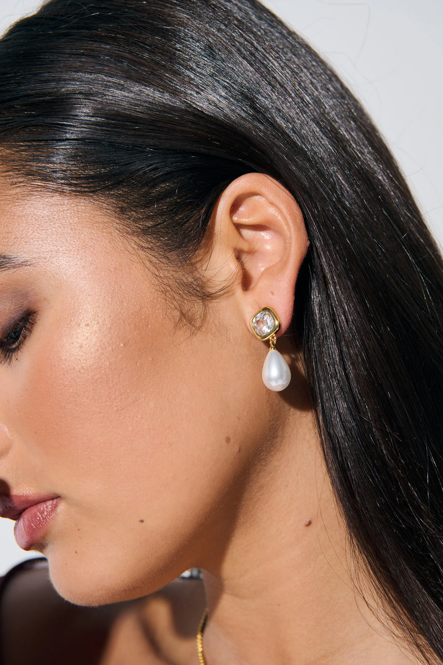 Angels Whisper - Amélie Bridal 18K Gold Plated Earrings