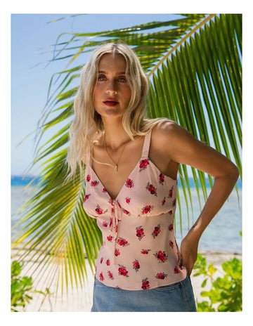 All About Eve - Scarlett Top in Pink