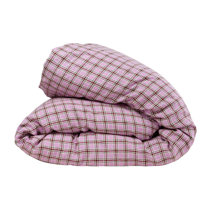 Society of Wanderers - Marmelatta Check Duvet Cover - Queen