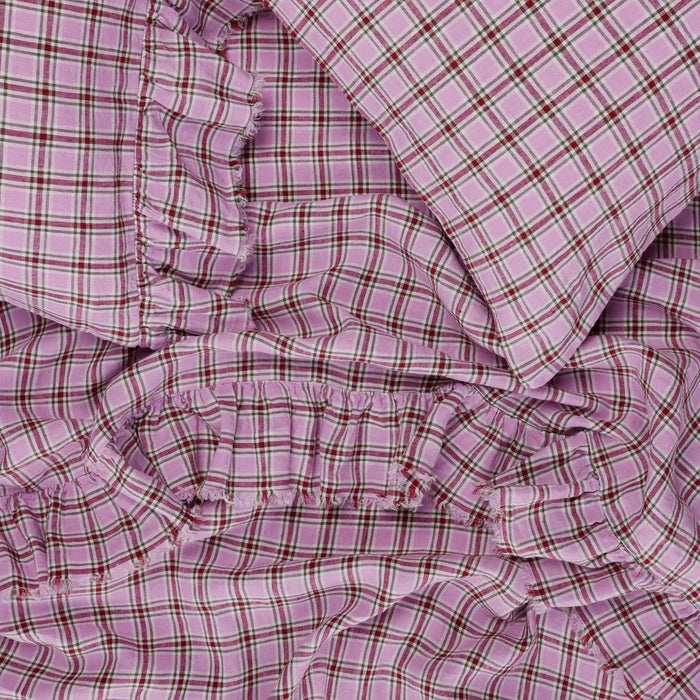 Society of Wanderers - Marmelatta Check Fitted Sheet - Queen