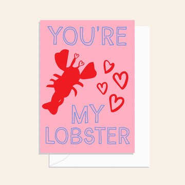 Elm Paper - You're My Lobster Card
