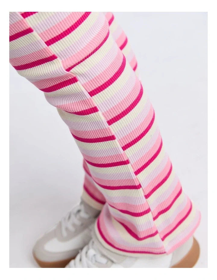 Eve Girl - Annie Rib Flare - Pink – Clover and Co