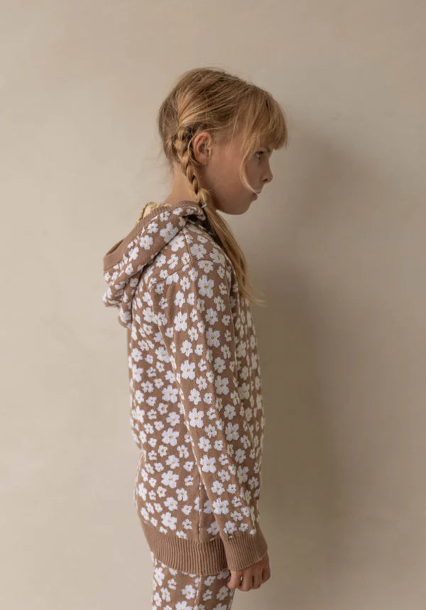 Miann & Co -  Knitted Hoodie - Kids - Flora