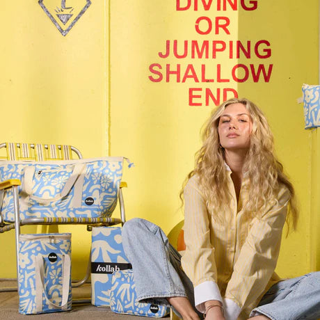 Kollab - Wine Cooler Bag - Butter Blue