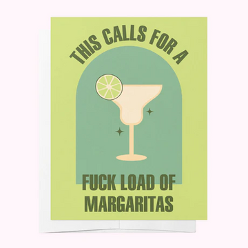 Bad on Paper - MARGARITAS - GREEN LIFE EVENTS & BIRTHDAY GREETING CARD