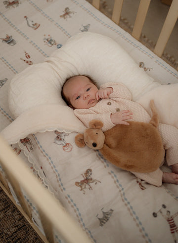 Pop Ya Tot - Le Cirque Fur Lined Cot Blanket