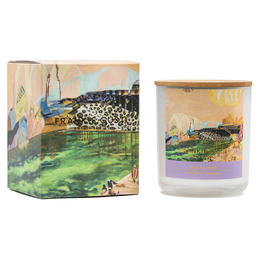Frankie Gusti - ARTIST SERIES CANDLE GOLDEN HOUR GEORGIE WILSON