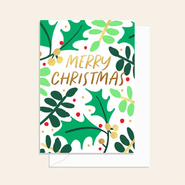 Elm Paper - Merry Christmas Foliage