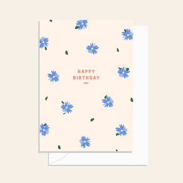 Elm Paper - Wildflower Cornflower