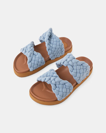 Walnut - Mim Slide - Denim