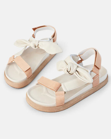 Walnut - Marley Leather Sandal - Tan