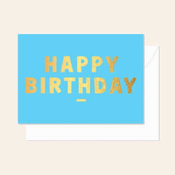 Elm Paper - Happy Birthday Blue